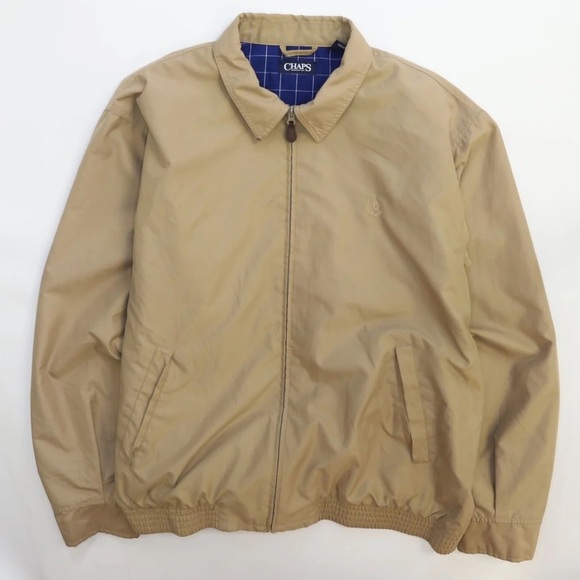 Vintage Chaps Harrington grid lined jacket - Picture 1 of 7